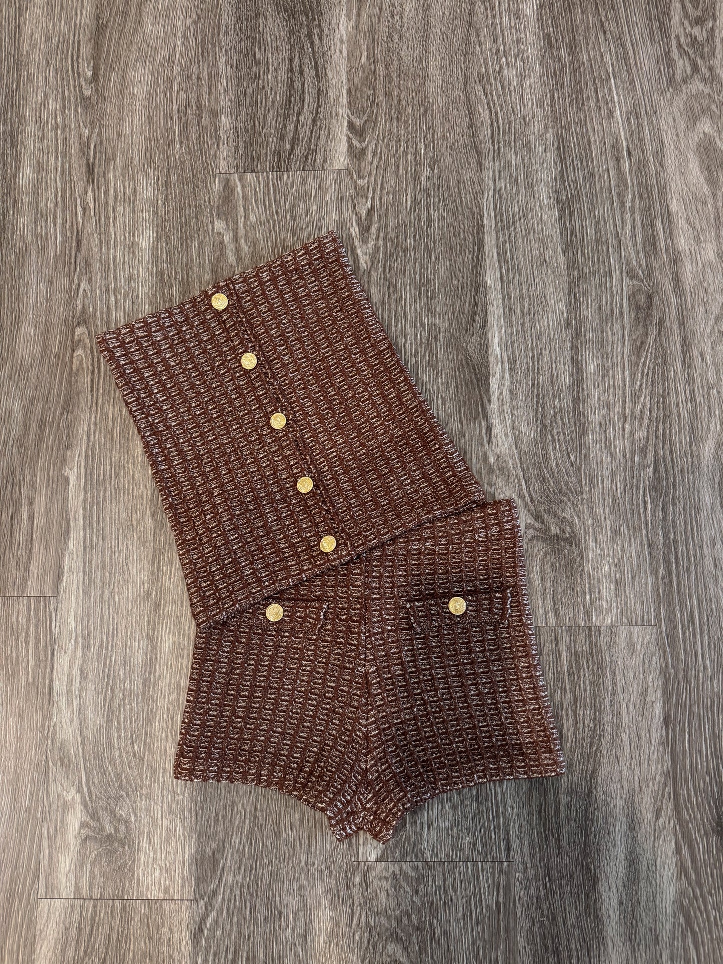 Chai Tweed Short Set
