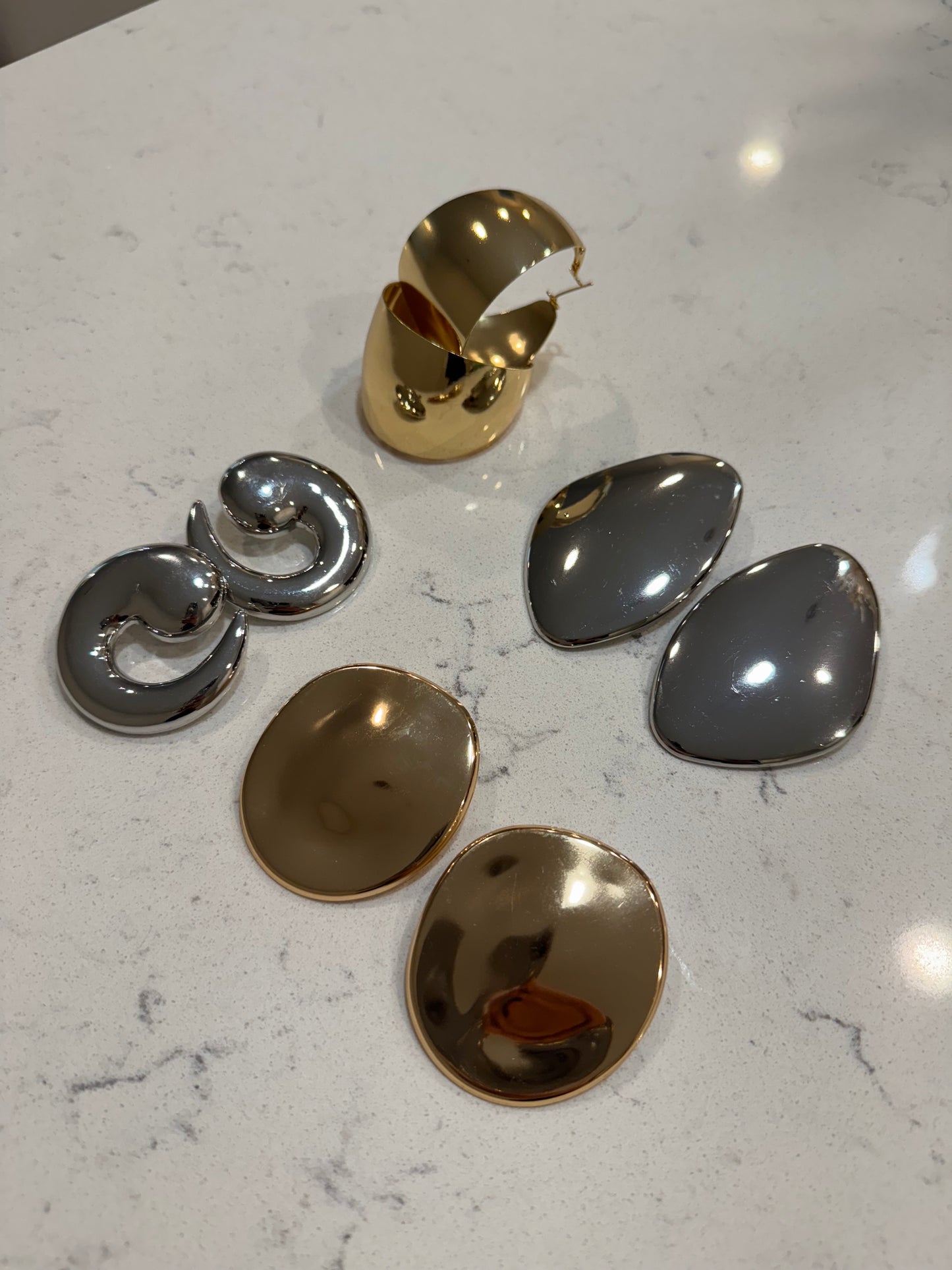 Oversized Oval Earrings