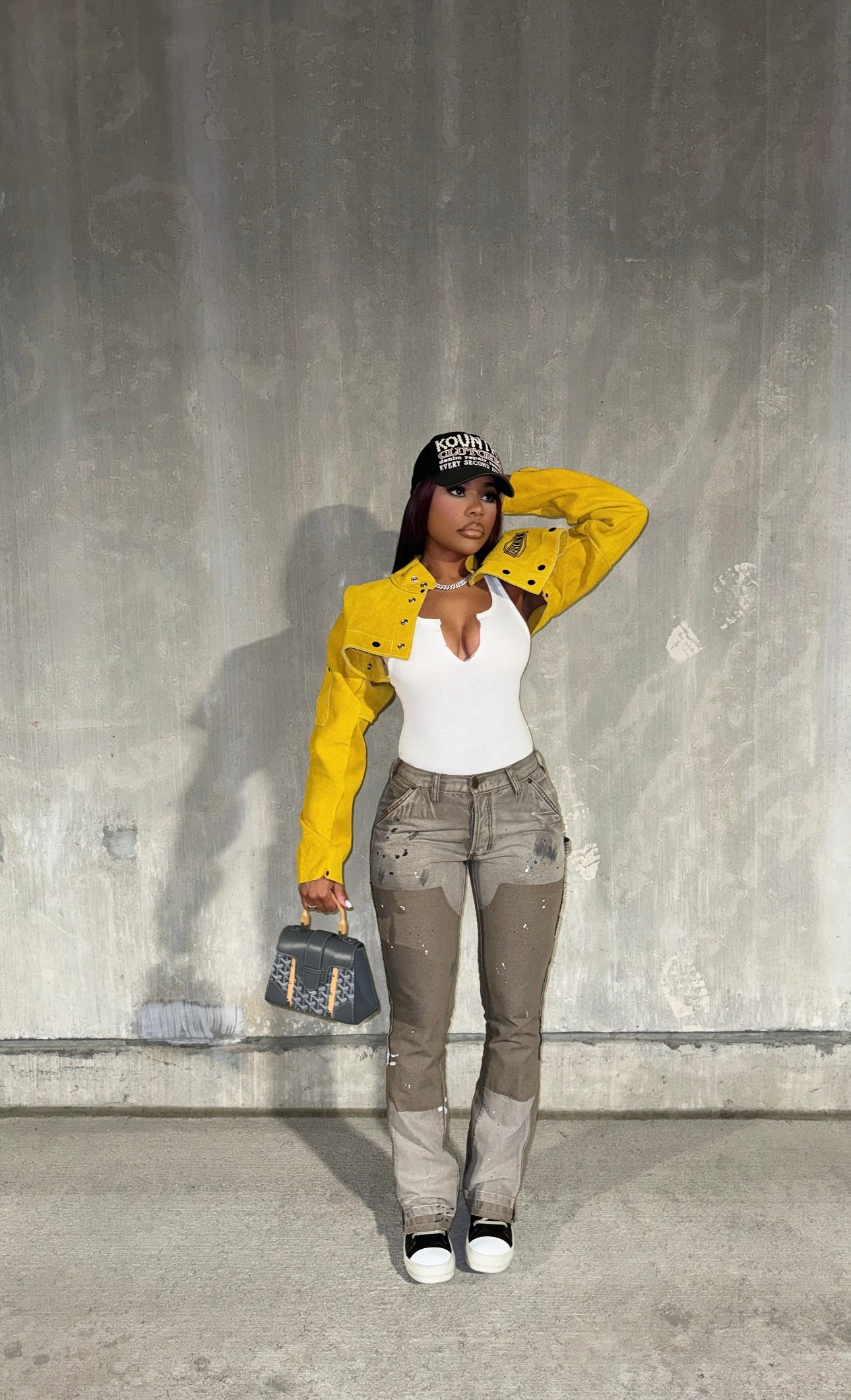Yellow Trucker Jacket