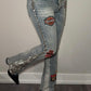 Vintage Studded Denim