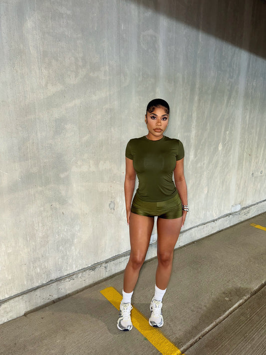 Olive Essential Short Set
