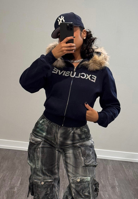 Members Only Fur Hoodie