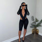 Deep V Lux Romper