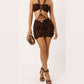 The Tulum Beaded Cutout Mini