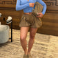 Taupe Trouser Shorts
