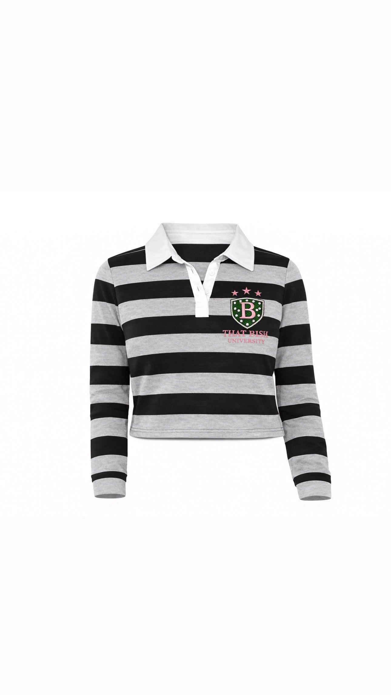 That Bish University Polo/ GRPINK