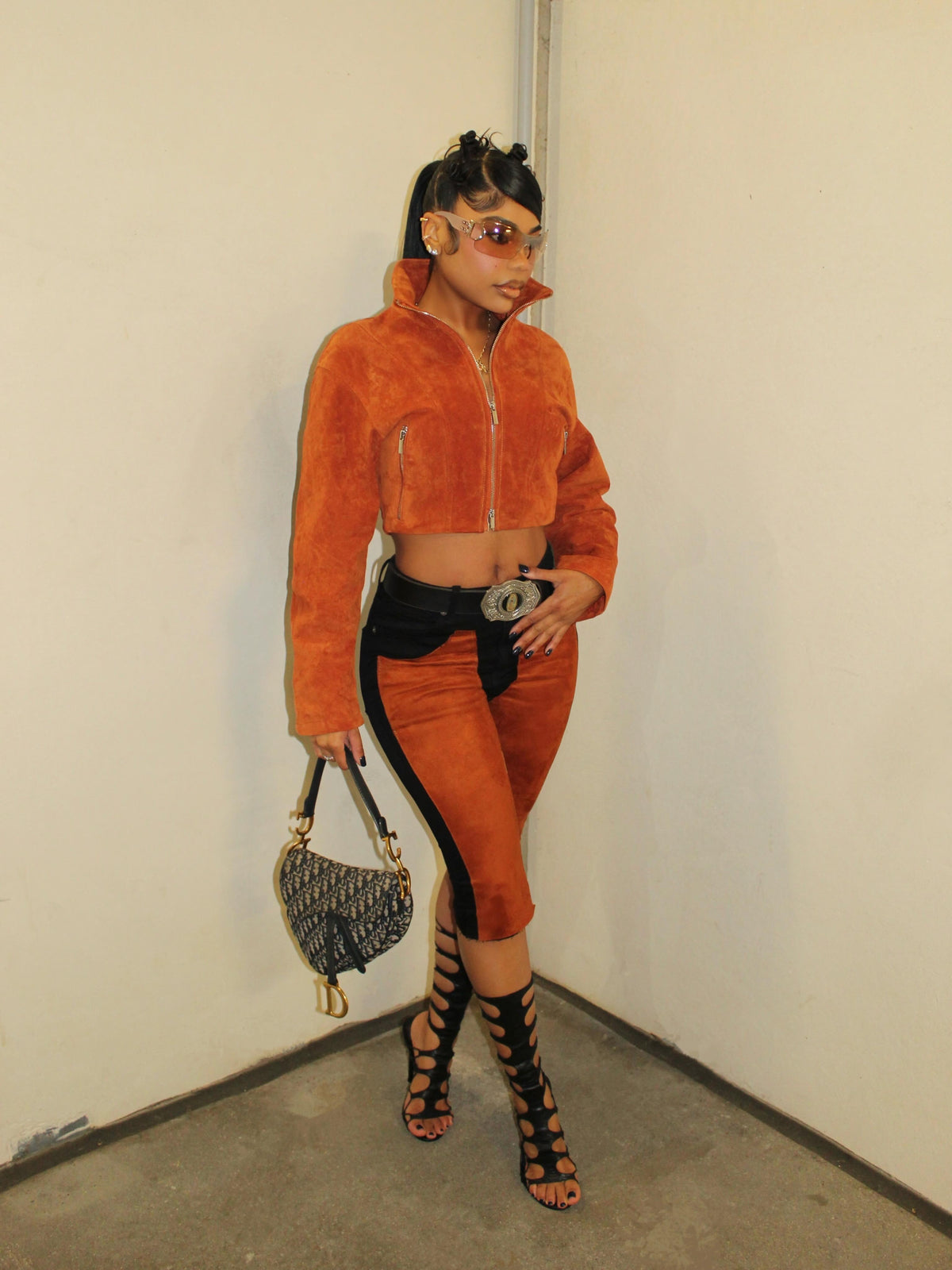 Vintage Suede Capri