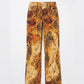 Flora Abstract Denim