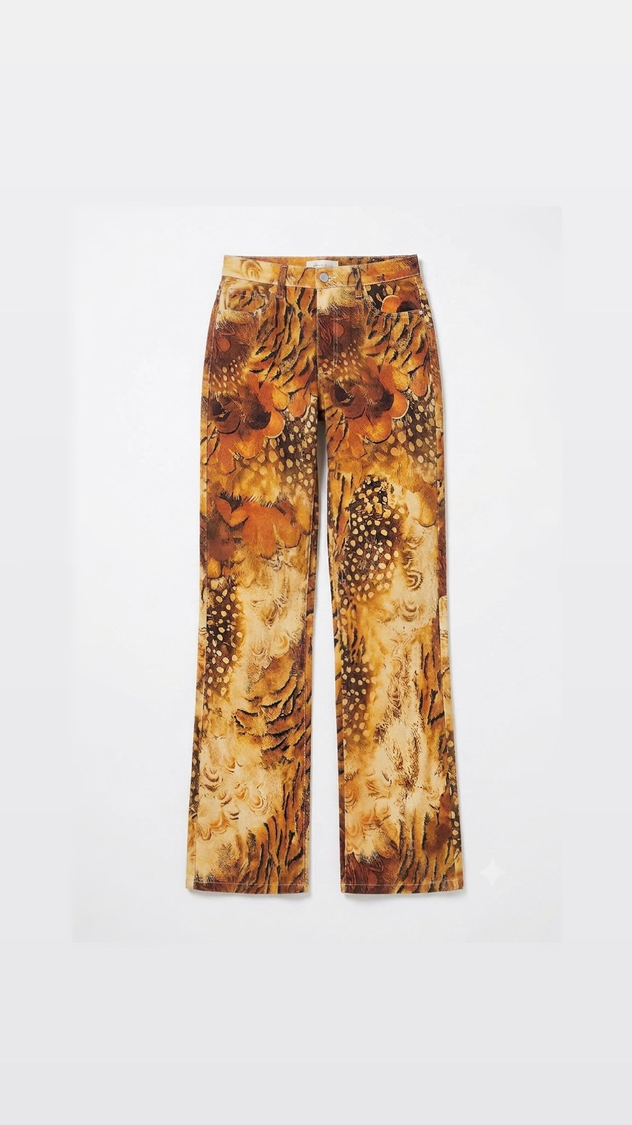 Flora Abstract Denim