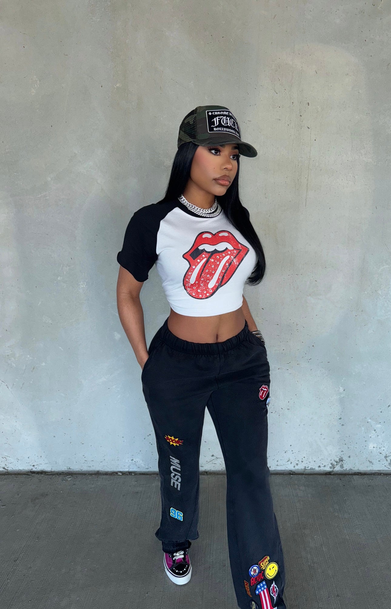 Icon Raglan Top