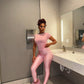 Baby Pink Essential Legging Set