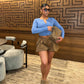 Taupe Trouser Shorts