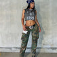 Distressed Camo Pant