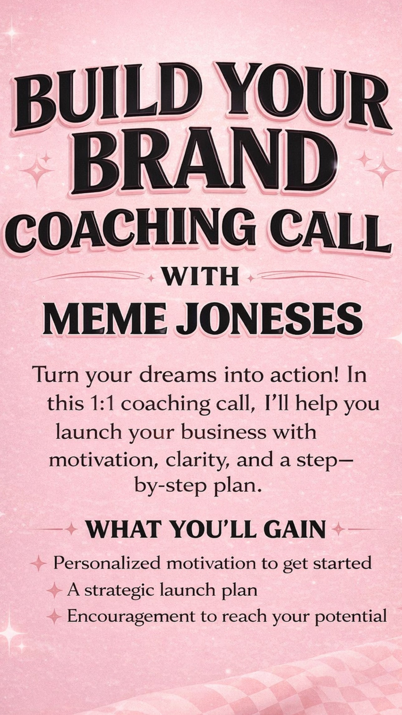 Build Your Brand Coaching Call