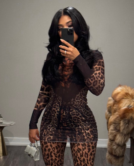 Femme Leopard Dress