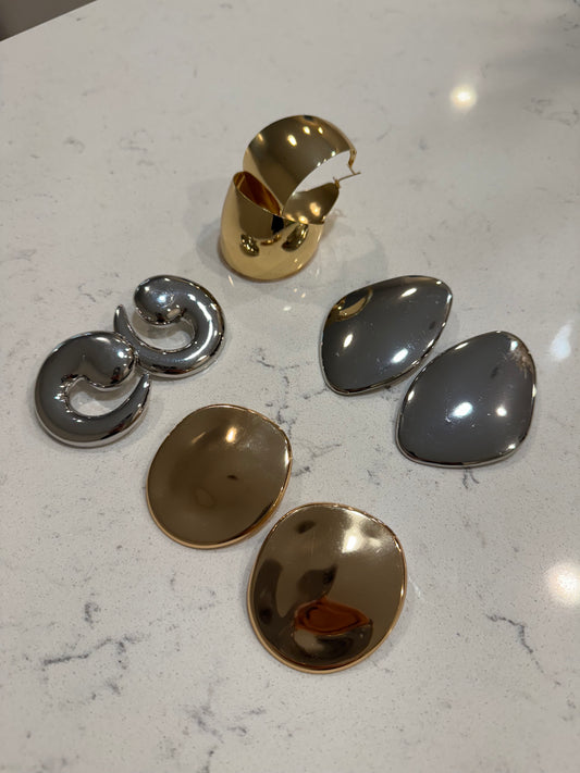 Spiraling Statement Earrings