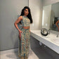 Zena Distress Skirt Set